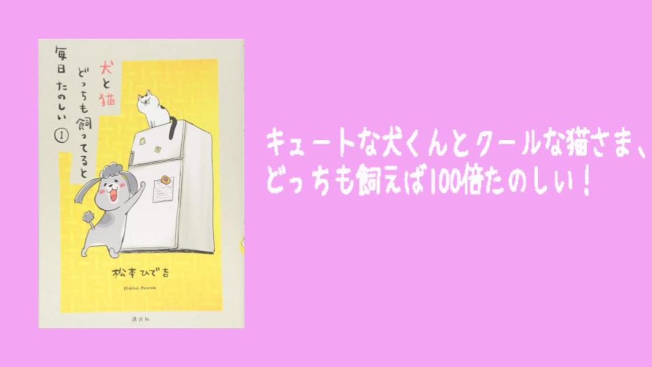 犬と猫どっちも飼ってると毎日たのしい って本当 納得間違いなしの楽しいポイントを紹介 漫画も ホンシェルジュ