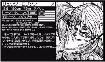 58位:リュウジ・ロブソン【メダマグモ】